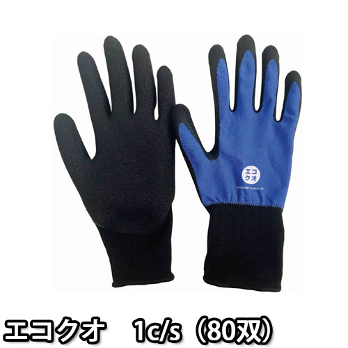 【1双 142円】作業ゴム手袋 1c/s80双入 エコクオ