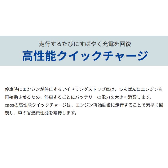 N-S115/A4 パナソニック Panasonic caos カーバッテリー アイドリングストップ車用 A4シリーズ