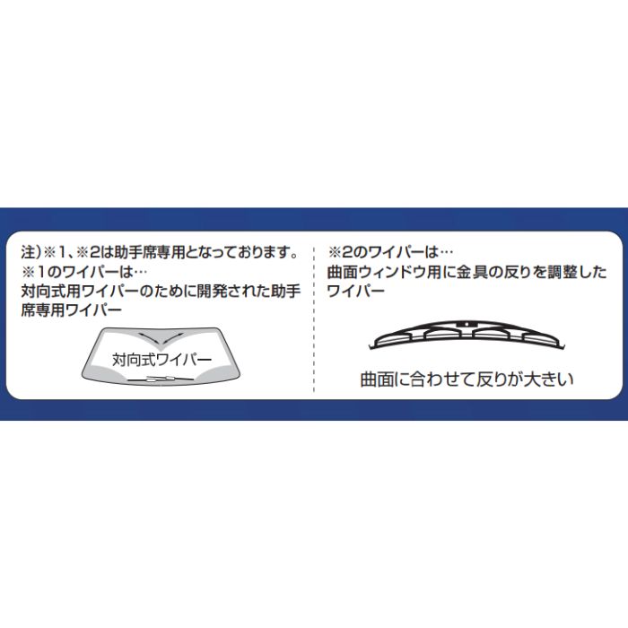 NWB_G NWB グラファイトワイパー サイズバリエーション(300mm 〜 700mm)【x】