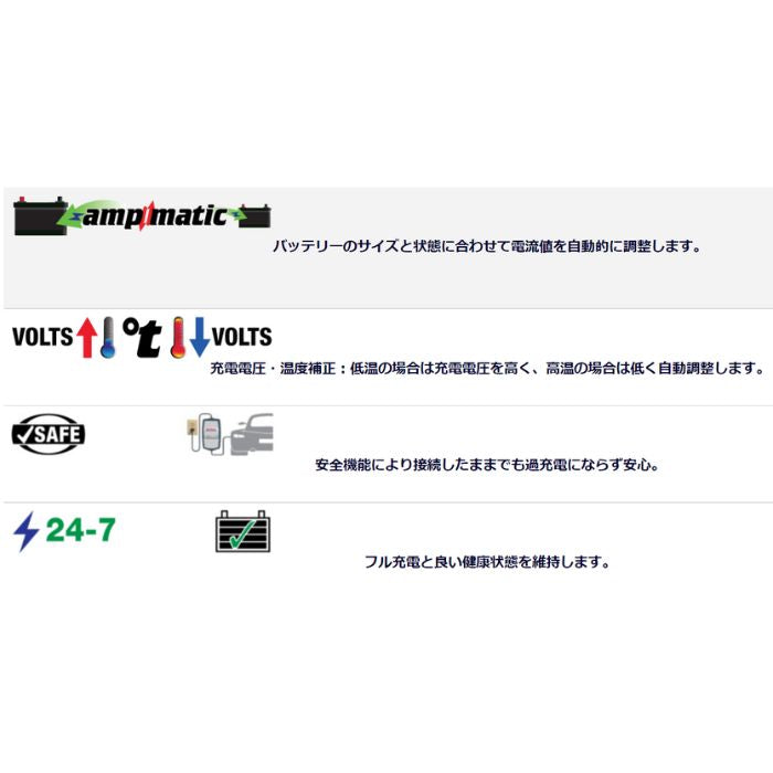 TM-367 オプティメイト バッテリー充電器 OptiMate 6 Ampmatic テックメイト TecMate