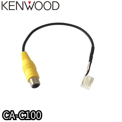 CA-C100　Kenwood　ケンウッド専用端子/汎用RCA変換リアカメラ接続ケーブル　Ｘ