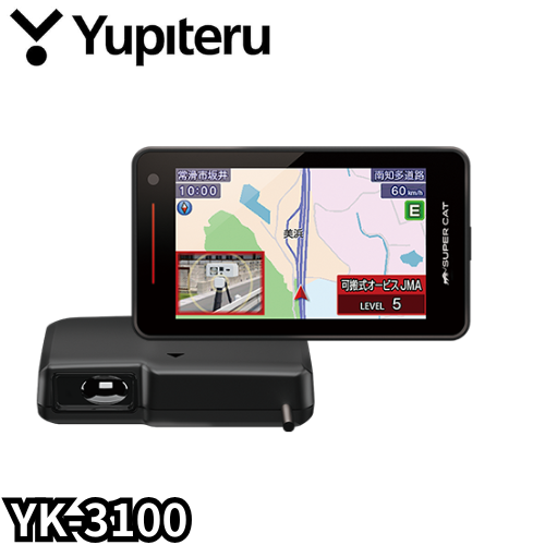 YK-3100　SUPER CAT　レーザー&レーダー探知機　ユピテル　Yupiteru