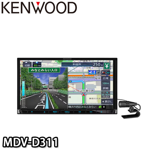 3年保証 MDV-D311　カーナビ　ケンウッド/KENWOOD　7V型/180mmモデル ワンセグ