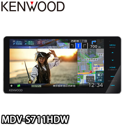 【限定10台】【新商品】MDV-S711HDW　カーナビ　ケンウッド/KENWOOD　7V型/200mmモデル