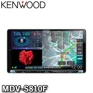 MDV-S810F KENWOOD ケンウッド 彩速ナビ 8V型フローティングモデル DVD/USB/SD AVナビゲーション　2DIN　カーナビ