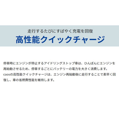 N-M65/A4　パナソニック　Panasonic　caos　カーバッテリー　アイドリングストップ車用　A4シリーズ　【L端子】