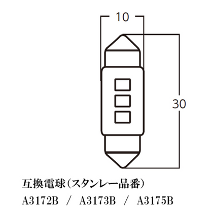 CA3175W　スタンレー　STANLEY　LEDバルブ【x】