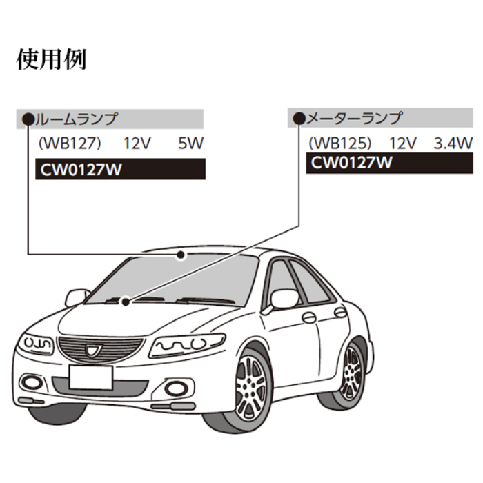 CW0127W　スタンレー　STANLEY　LEDバルブ【x】